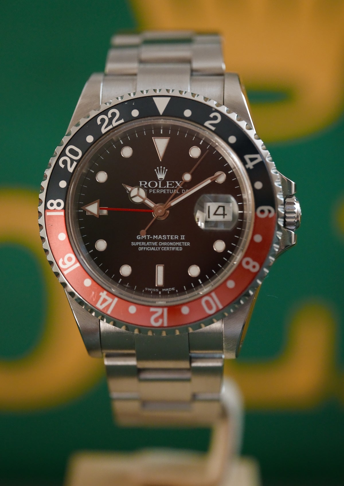 ROLEX GMT-MASTER II 16710 « COKE » — 2002 — BOX & PAPERS