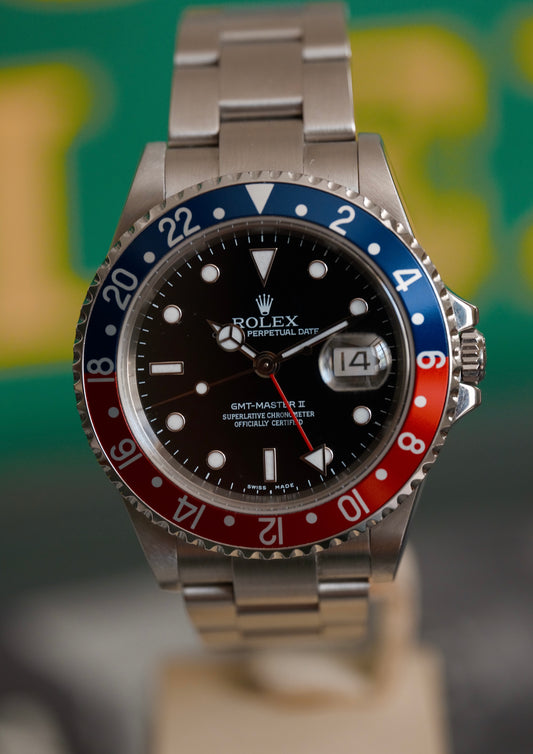 Rolex GMT-Master II 16710 Pepsi Full Set – Série F 2005