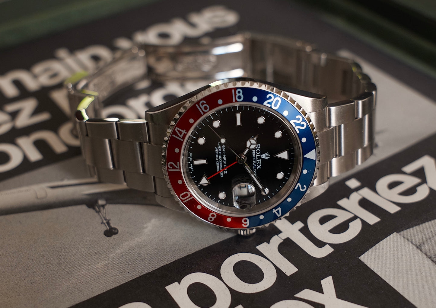 Rolex GMT-Master II 16710 Pepsi Full Set – Série F 2005